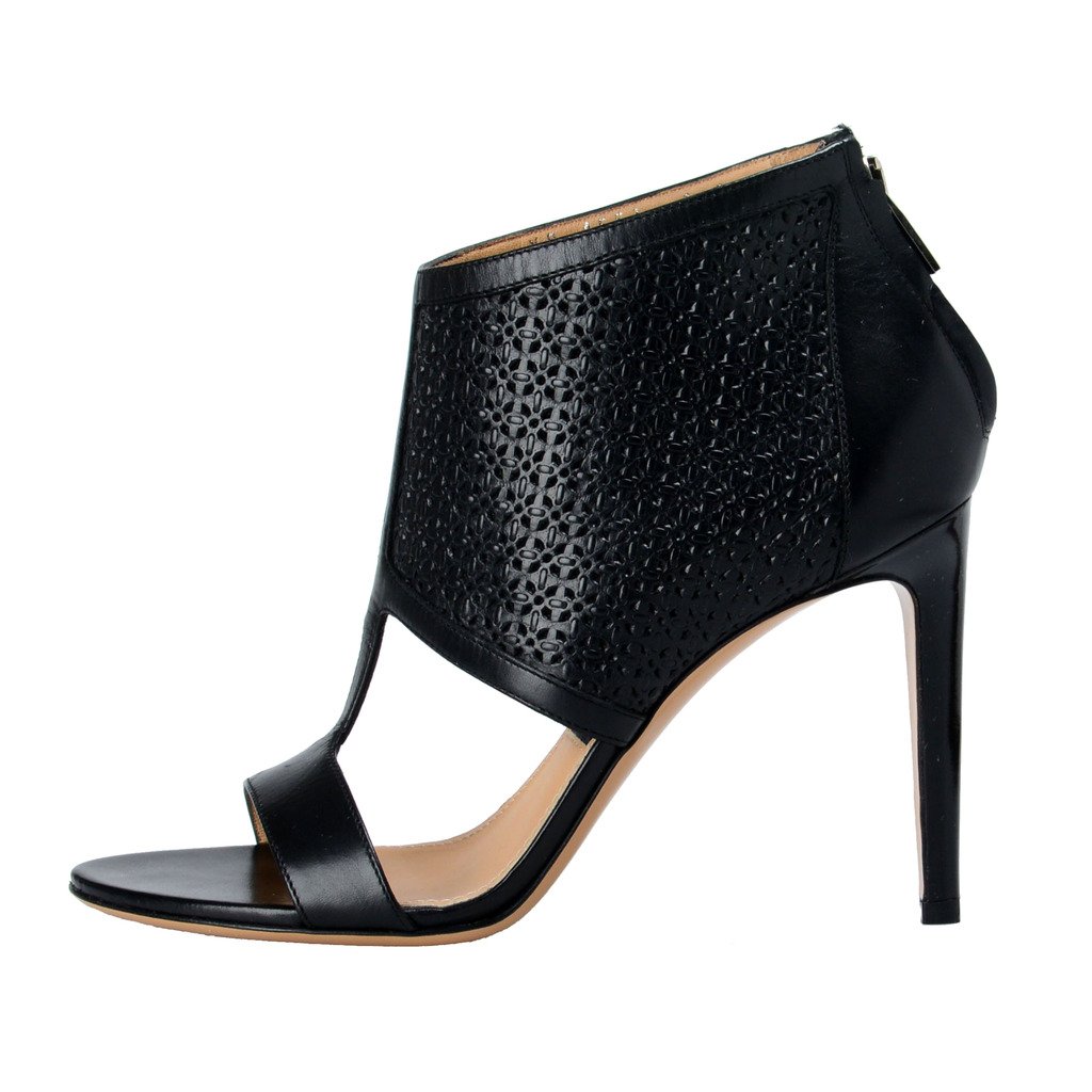 Salvatore Ferragamo Women's Pacella Leather High Heel Pumps Shoes